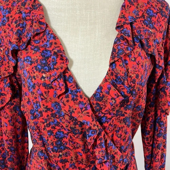 NWT‎ H & M Ruffled Dress Size 4 - Picture 4 of 13